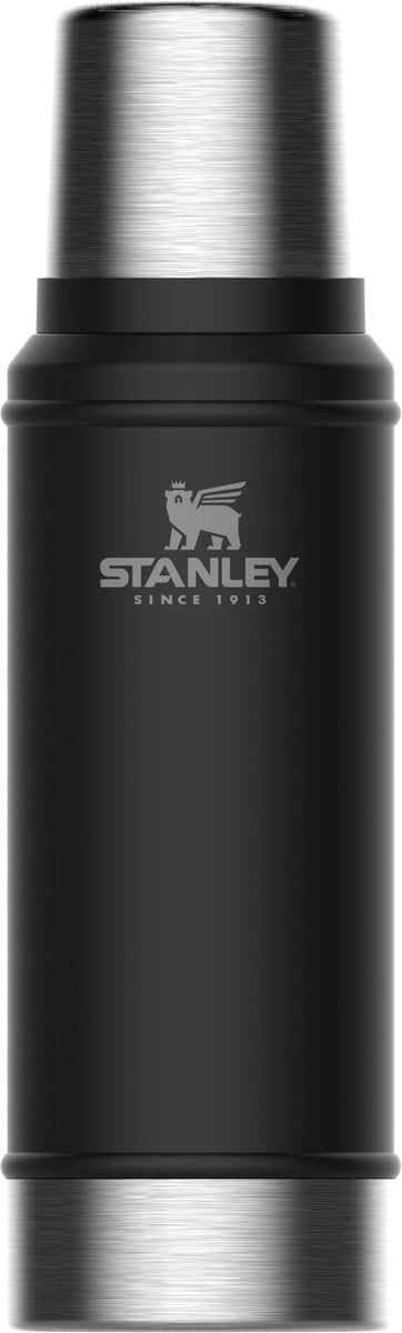 Stanley The Legendary Classic Thermosfles - 750 ml - RVS/Mat zwart