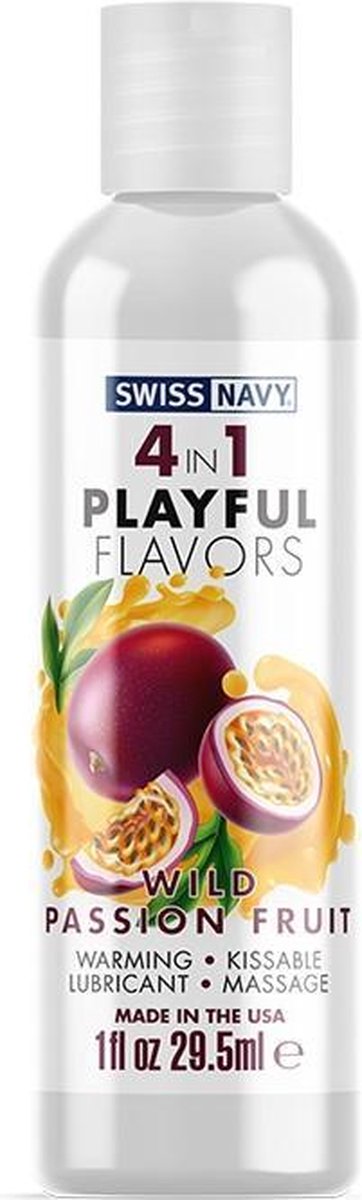 Swiss Navy Playful met Wild Passion Fruit-smaak 4 in 1 Lubricant - 30ml