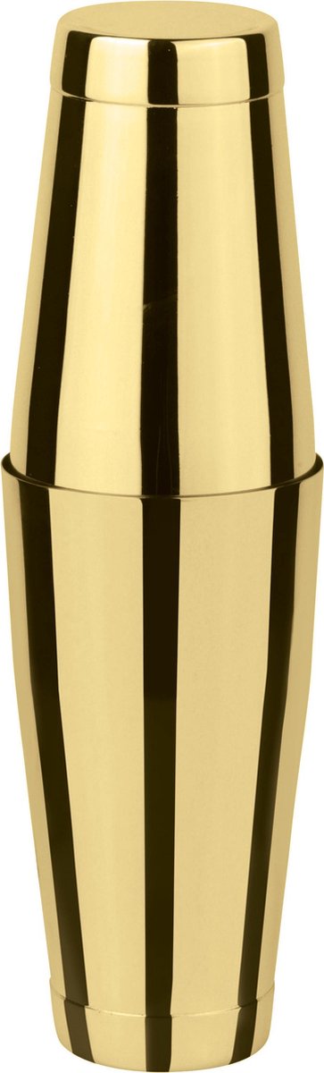 Paderno Boston Shaker BAR Goud 0.79/0.59 Liter