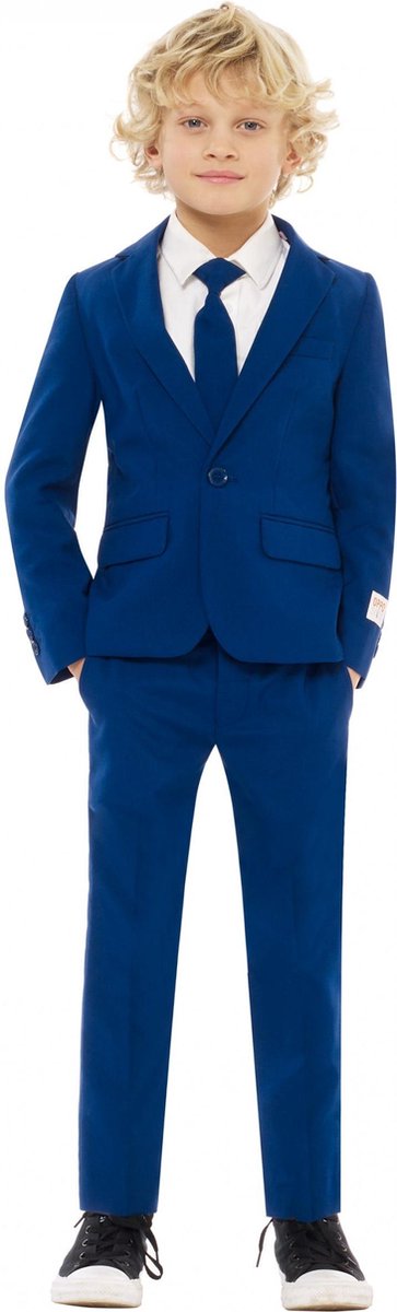 Opposuits Verkleedpak Navy Royale Jongens Polyester Blauw Maat 98-104