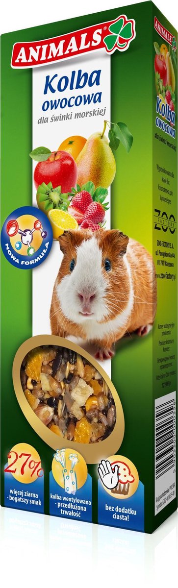 ANIMALS - Fruit Snack - Cavia - 2 stuks
