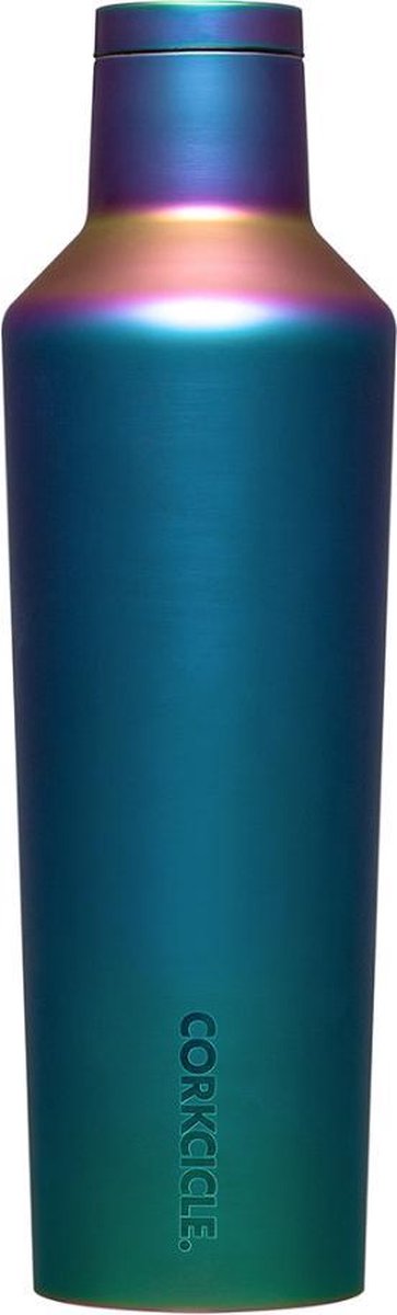 Corkcicle Canteen 750ml - Dragonfly Roestvrijstaal - 25oz. Waterfles en Thermosfles - 3wandig - 25uur koud en 12uur warm - BPA vrij - grote opening voor ijsklontjes