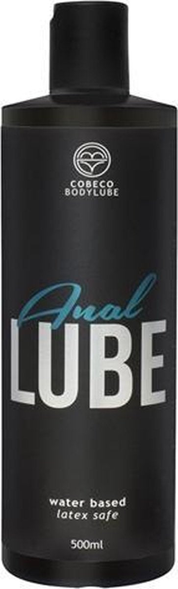 Cobeco Anaal Glijmiddel op waterbasis - 500ml | Waterbasis | Vrouwen | Mannen | Smaak | Condooms | Massage | Olie | Condooms |  Pjur | Anaal | Siliconen | Erotische | Easyglide