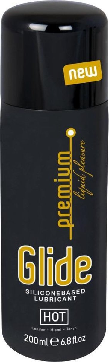 HOT Premium Silicone Glide - silicone based lubricant - 200 ml