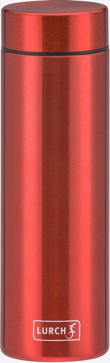 Lurch - Lipstick - Thermosfles - Drinkfles - Lichtgewicht - Compact - RVS - Poppy rood - 300 ml
