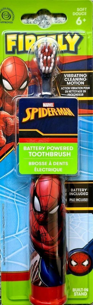 FireFly - Spiderman - Elektrische tandenborstel - 6+