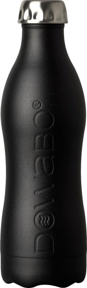 Dowabo drinkfles Cocktail Coll enkelwandig Black Sun - 1200 ml - Zwart