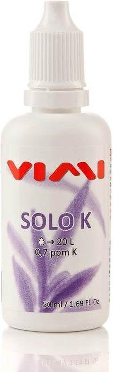 VIMI SOLO K - toevoeging extra Kalium aan Aquarium - Inhoud: 50 ml