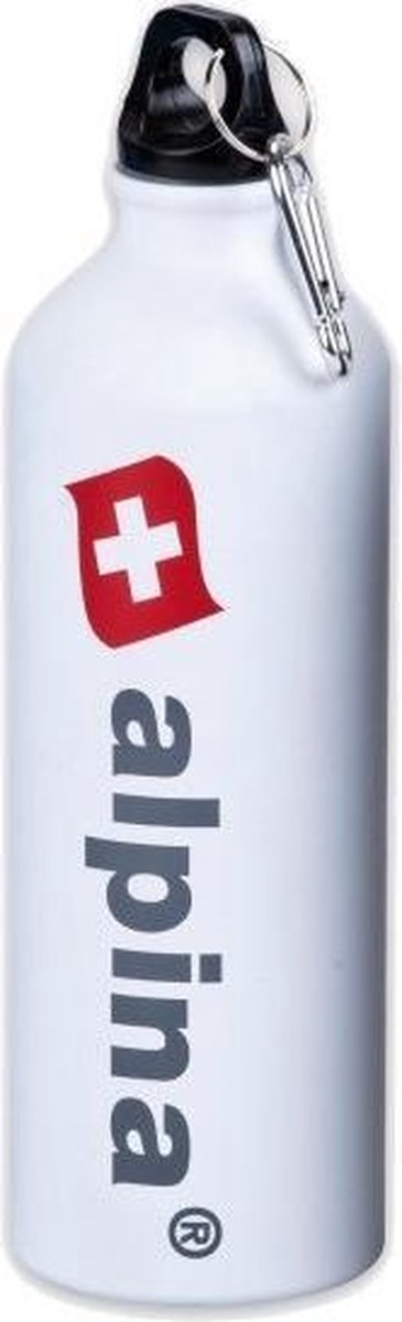 Alpina Drinkfles 750 Ml Aluminium Wit 2-delig