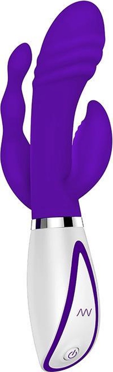 Evolved Disco Triple Play Vibrator Paars