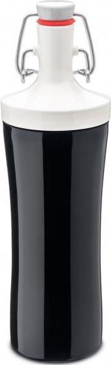 Koziol Drinkfles Plopp To Go 425 Ml Zwart/Wit