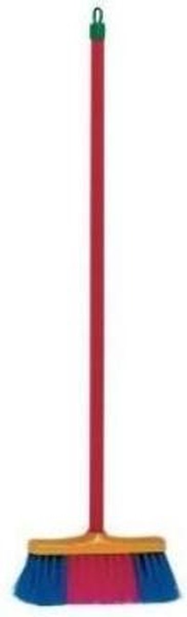 Klein Bezem Rood/geel 60 Cm