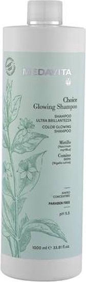 Medavita Choice Color Glowing Shampoo  Gekleurd Haar 1000ml