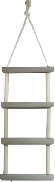 Touwladder 4 treden 106 cm | Zwemtrap | Boot accessoires | Lexan treden