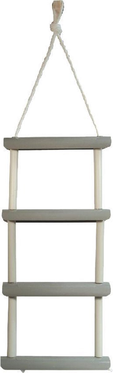 Touwladder 4 treden 106 cm | Zwemtrap | Boot accessoires | Lexan treden