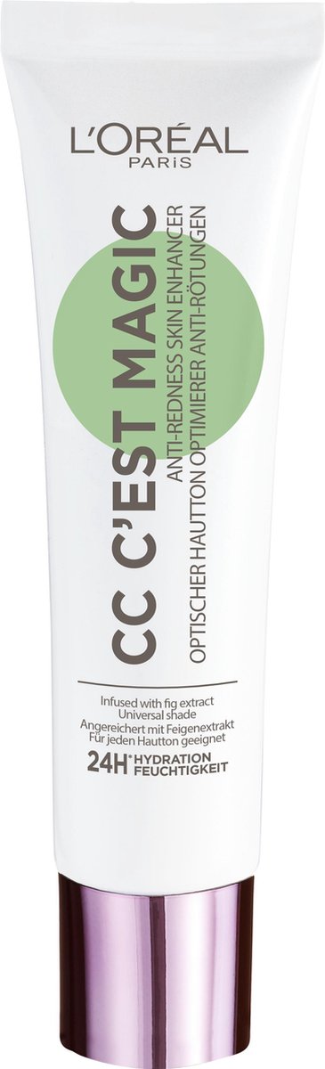 L'Oréal Paris C'est Magic CC Cream - Anti-roodheidscrème