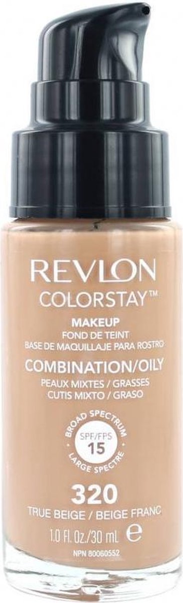 Revlon Colorstay Foundation With Pump Oily Skin - 320 True Beige