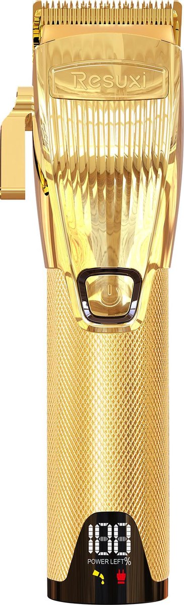 Resuxi - Tondeuse - Draadloos - LCD Display - Haar Trimmer Goud