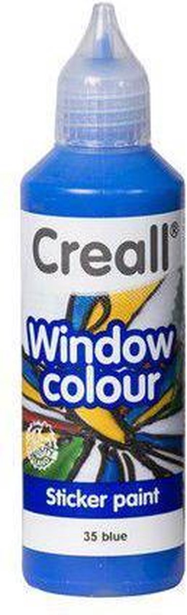Creall Glass - glasstickerverf blauw 1 FL - 80 ML 20535
