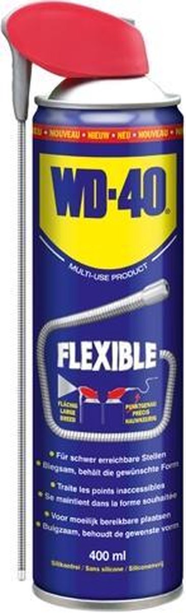WD-40 Multispray Kruipolie - Flexible Strayspuitbus - 400 ML