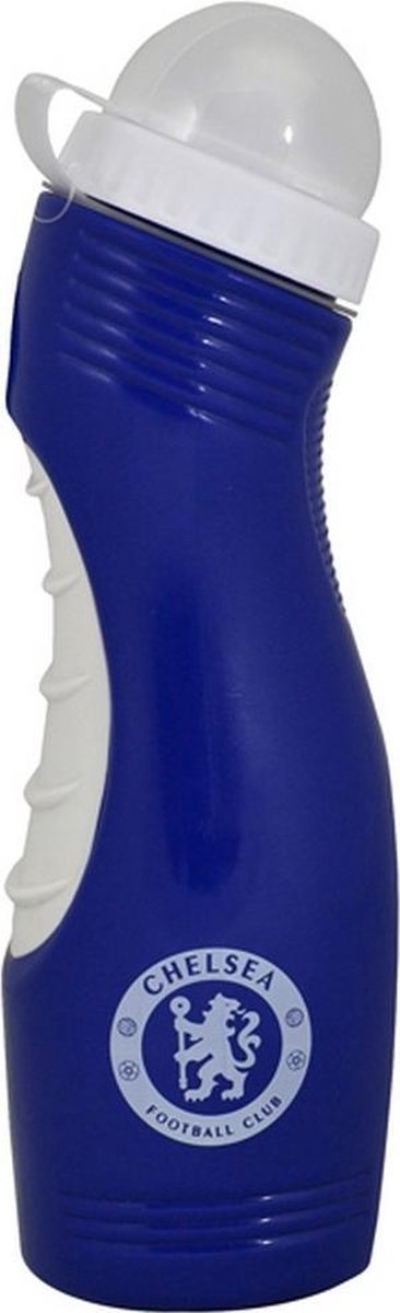 Chelsea FC Official Football Crest Plastic Water Bottle (Blue/White)