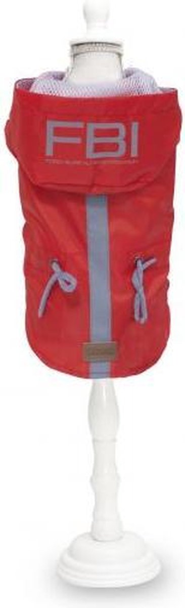 Croci - Hondenjas Regenjas - Vancouver FBI waterproof Rood - 40 cm