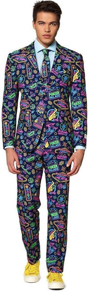 Opposuits Verkleedpak Casino Man Heren Polyester Maat 46