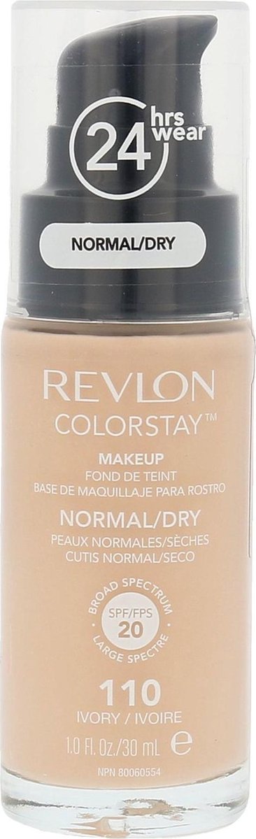 Revlon Colorstay Foundation With Pump Dry Skin - 110 Ivory
