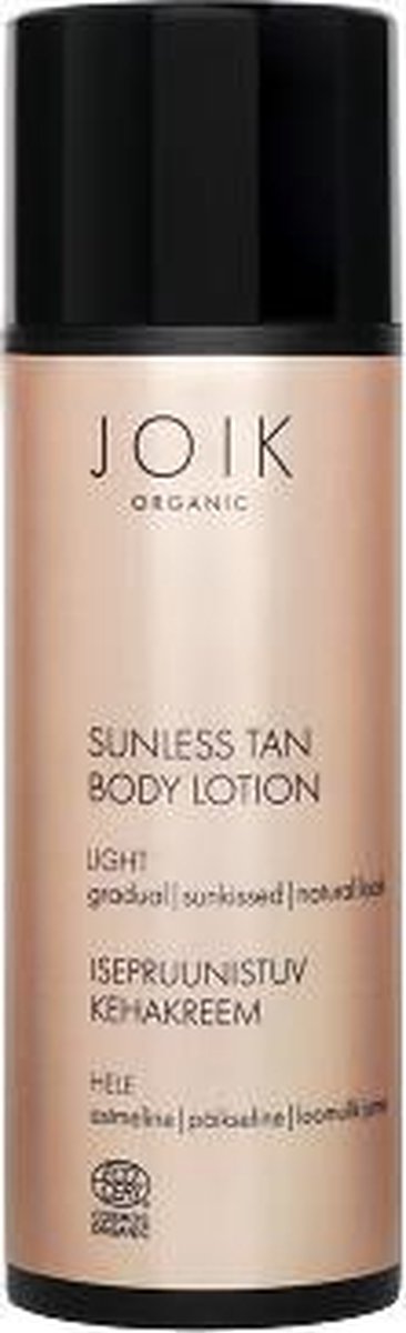 Joik Bodylotion Sunless Tan Light Vegan Dames 100 Ml Bruin