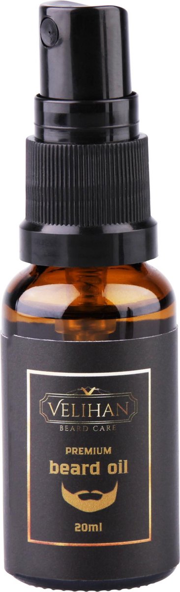 Velihan- Baardolie- 20ml- Test flesje- Sandalwood- Baard olie verzorging- Baard- Baard olie korte baard- Baard groei- Cadeau Voor Hem- Vaderdag cadeau