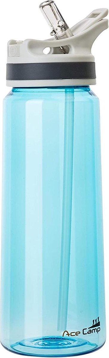 Acecamp Tritan Springdeckel Waterfles 800 Ml Blauw