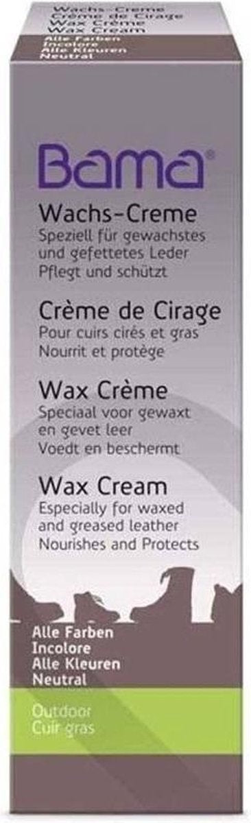 Bama Wax Cream  neutraal voor alle kleuren