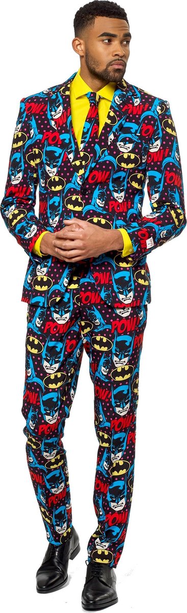 Mr. Batman™ Opposuits™ logo kostuum voor mannen - Volwassenen kostuums