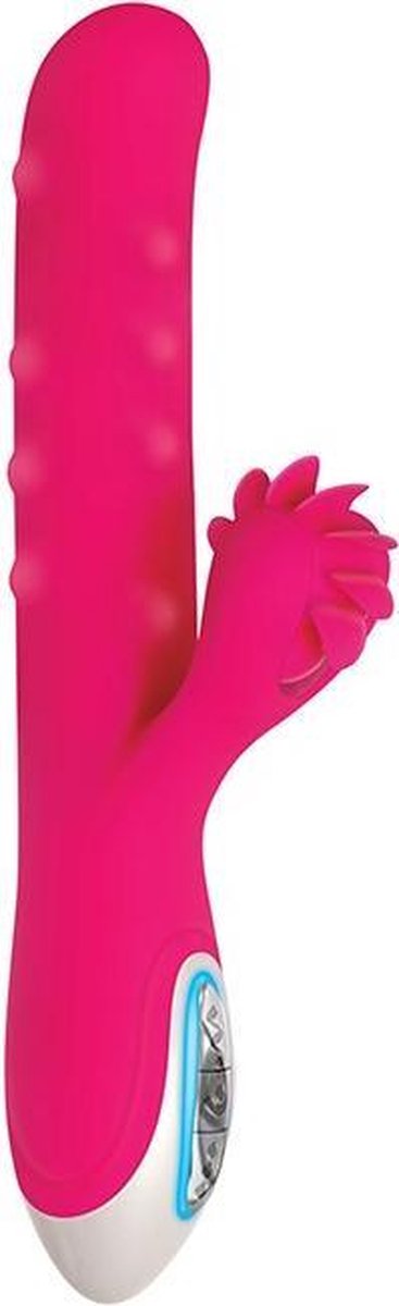 Duo vibrator met liksimulatie