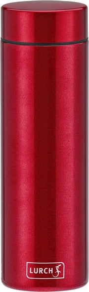 Lurch - Lipstick - Thermosfles - Drinkfles - Lichtgewicht - Compact - RVS - Cherry rood - 300 ml