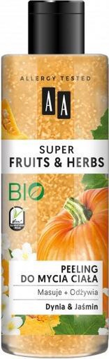 Super Fruits & Herbs body scrub Pompoen & Jasmijn 200ml