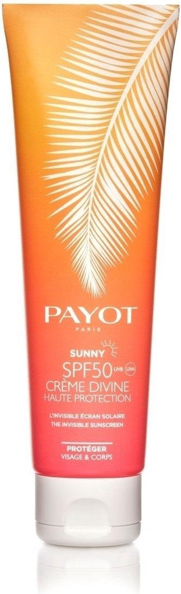 Trekt snel in en plakt niet - Payot Sunny SPF 50 Creme Devine Gezicht en Lichaam