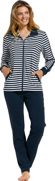 Pastunette Dames Huispak - Blauw - Maat 50