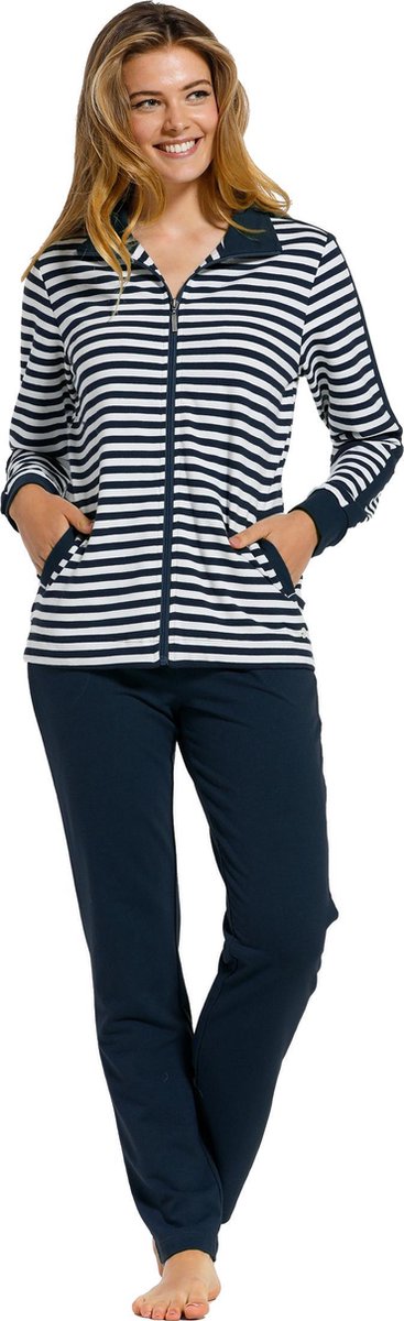 Pastunette Dames Huispak - Blauw - Maat 50