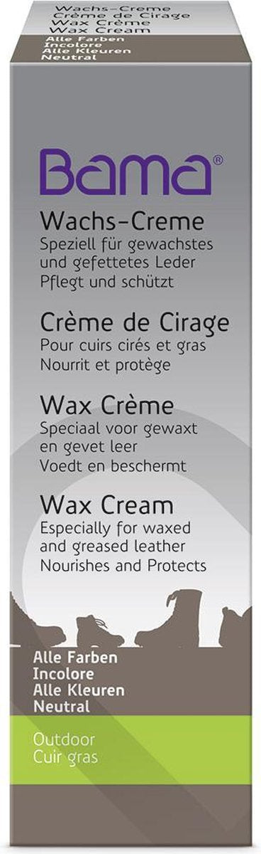 Bama Wax Creme kleurloos 50ml met dopspons