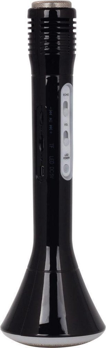 MICROFOON MET KARAOKE LUIDSPREKER & BLUETOOTH PARTY-KAMIC-BK