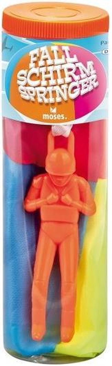 Moses Parachutist 10 Cm Oranje