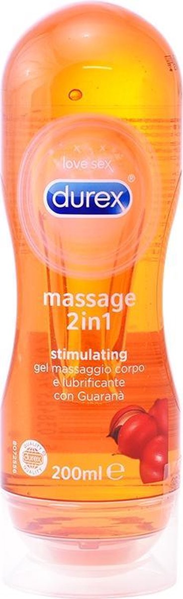 2-in-1 Massage glijmiddel Stimulating Durex (200 ml)