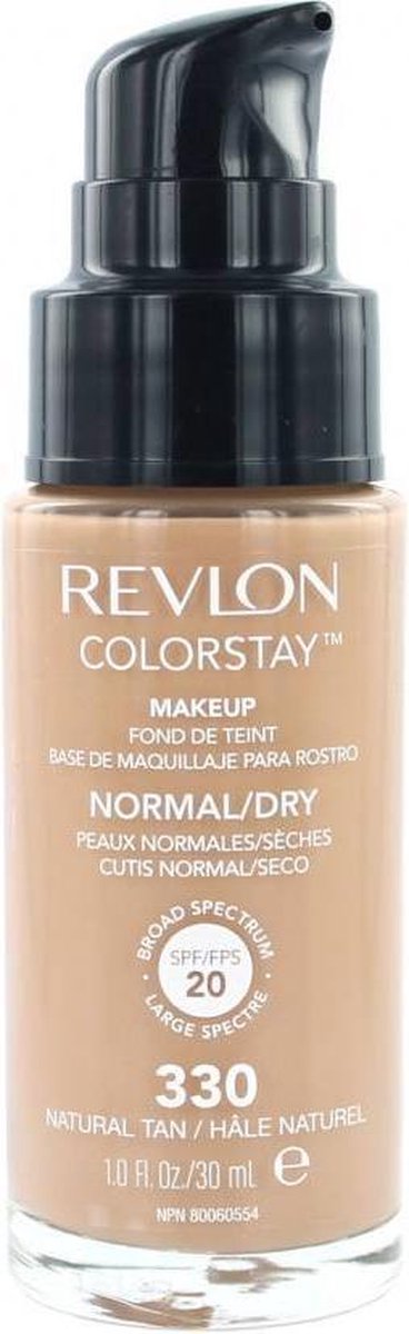 Revlon Colorstay Foundation With Pump - 330 Natural Tan (Dry Skin)