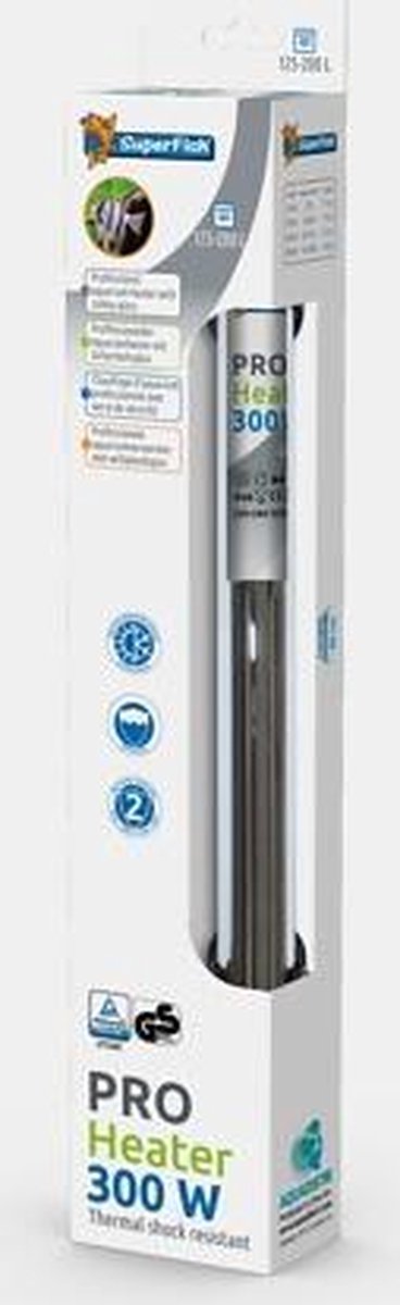 Superfish pro heater 300 watt met thermisch schokbestendig veiligheidsglas