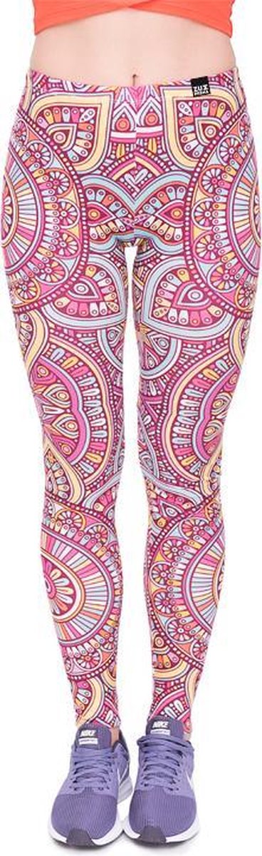 ZUMPREMA Mandala Yellow Legging