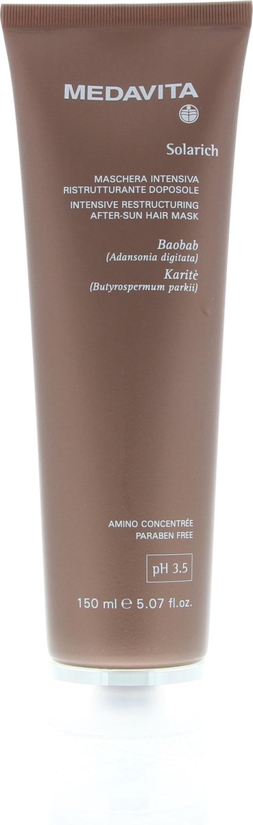 Medavita Solarich After-Sun Hair Mask Masker Na het Zonnen