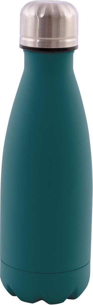 Point-Virgule - Dubbelwandige thermosfles uit rvs - Petrolgroen - 350ml