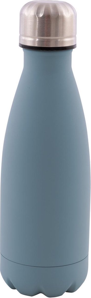 Point-Virgule – Dubbelwandige thermosfles – Isoleerfles – Lekt niet – Stevig – Hemelsblauw – RVS - 350 ml