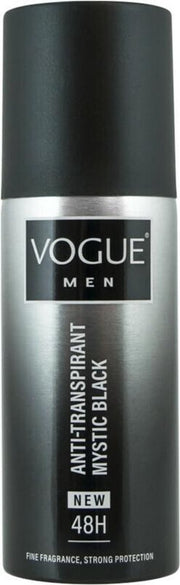 6x Vogue Anti-Transpirant Mystic Black 150 ml